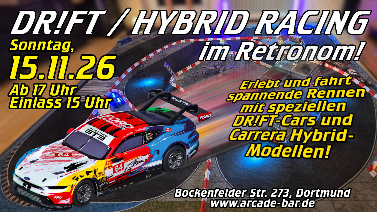 DR!FT Hybrid Racing im Retronom!